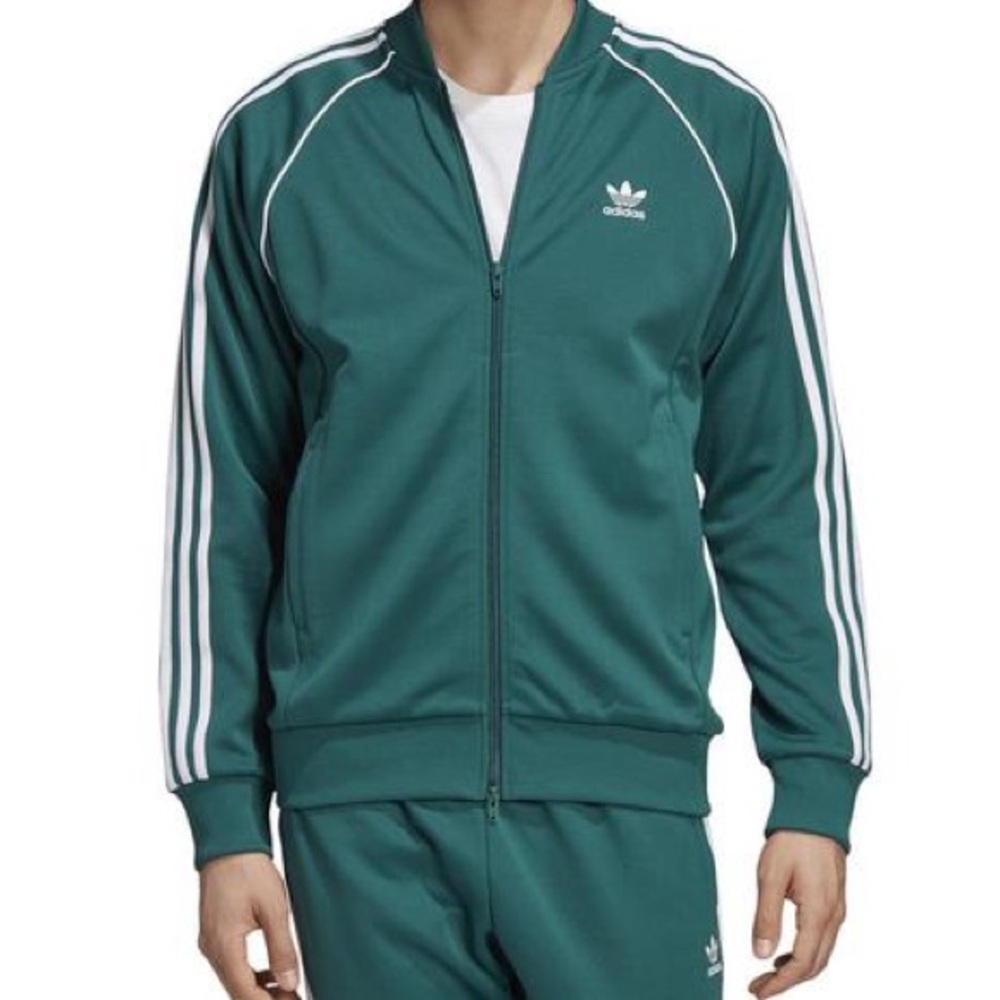 Adidas SST Track Top NWT Mineral Green XL Youth